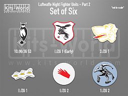 Kitsworld SAV Sticker Set - Luftwaffe Night Fighters - Part 2 